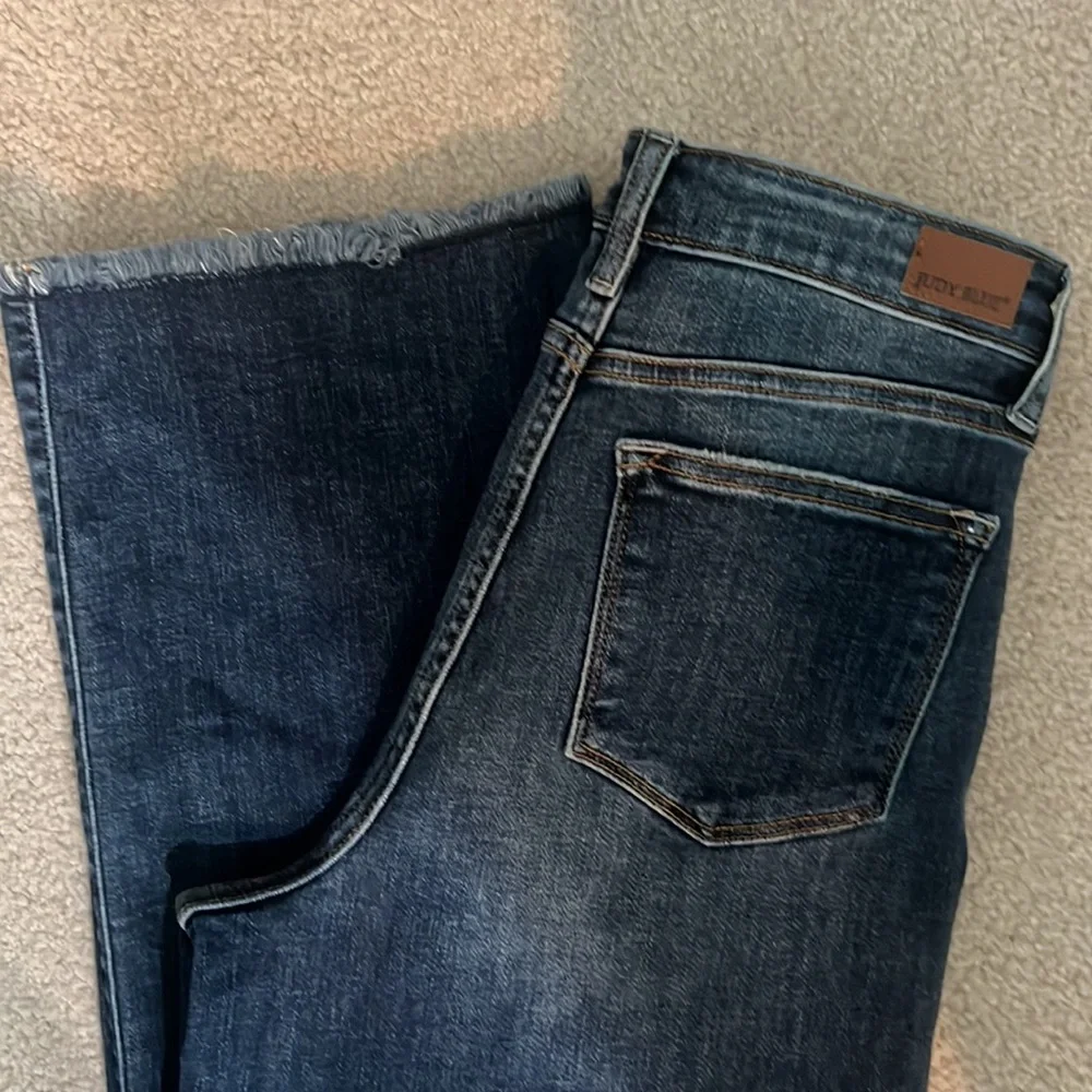 Judy Blue Dark Blue Wide Leg Jeans NWOT - Picture 5 of 5